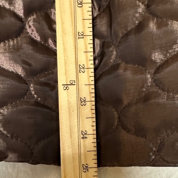 New Directions Chocolate Quilted Vest - Picture 5 of 10